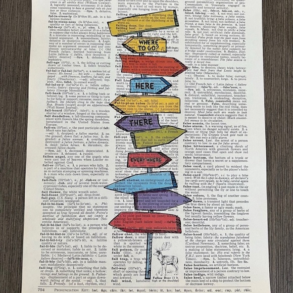 Dr. Seuss Themed Dictionary Art Prints - Set of 6 - Picture 7 of 7